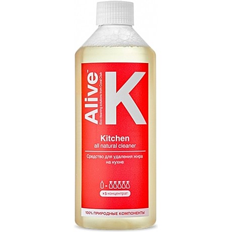 Средство для удаления жира на кухне Alive K:  Победа над жиром и блеск вашей кухни