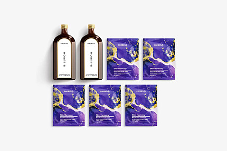 B-LURON + SKIN HARMONY Biocellulose Facial Mask (5 саше)