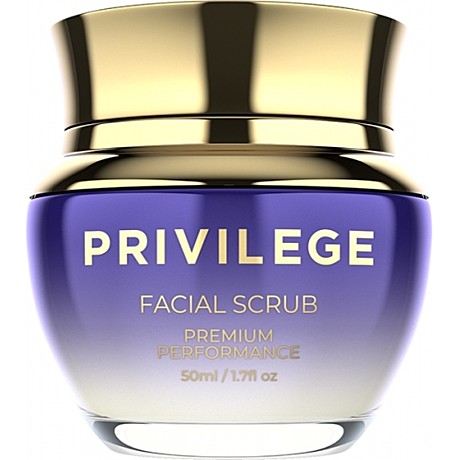 Privilege Скраб для лица с экстрактом и маслом кофе: Кофейное обновление и сияние кожи